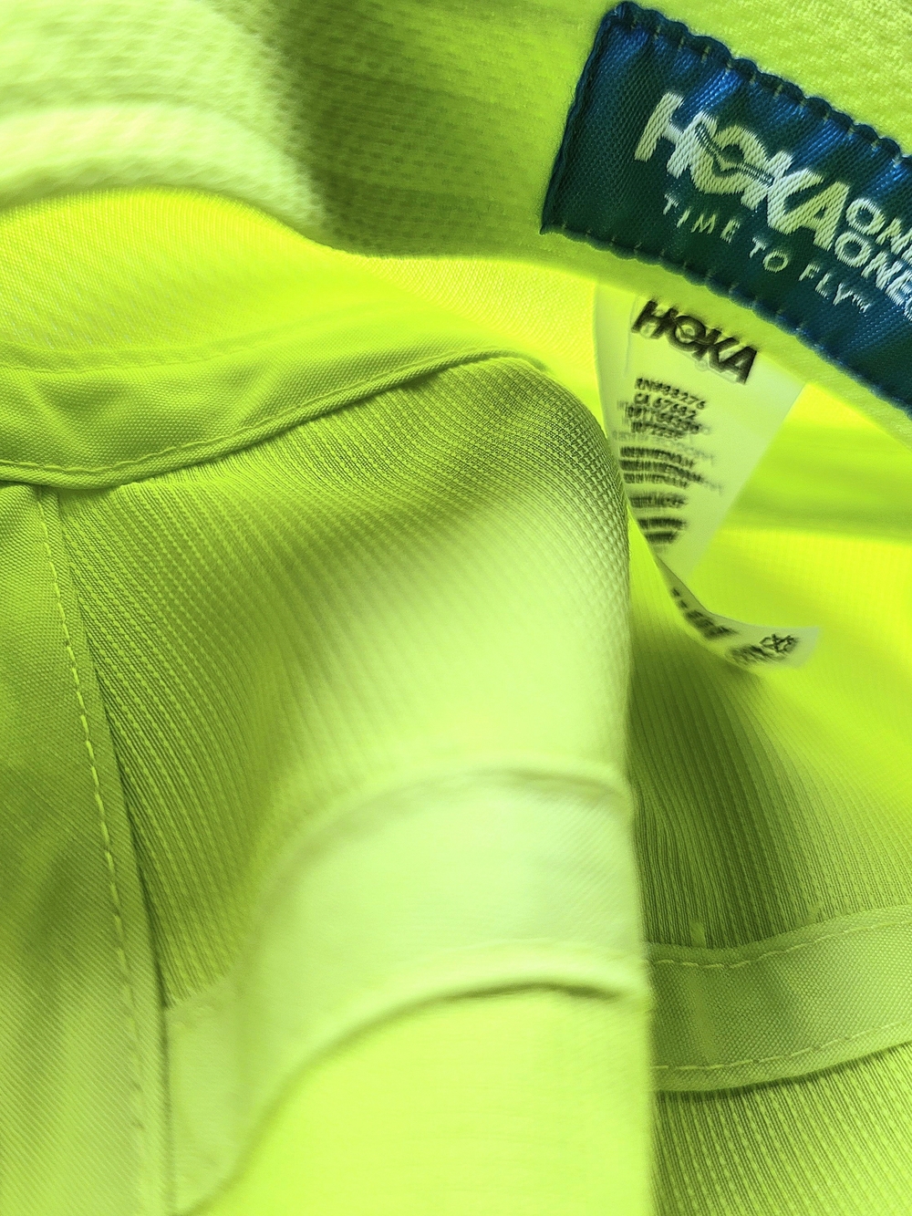 HOKA Neon Yellow Lightweight Running Cap - Picture 3 of 3